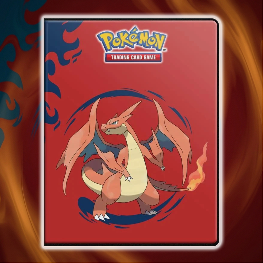 Ultra Pro - Pokémon - Mega Charizard X & Mega Charizard Y - 9 Pocket Portfolio