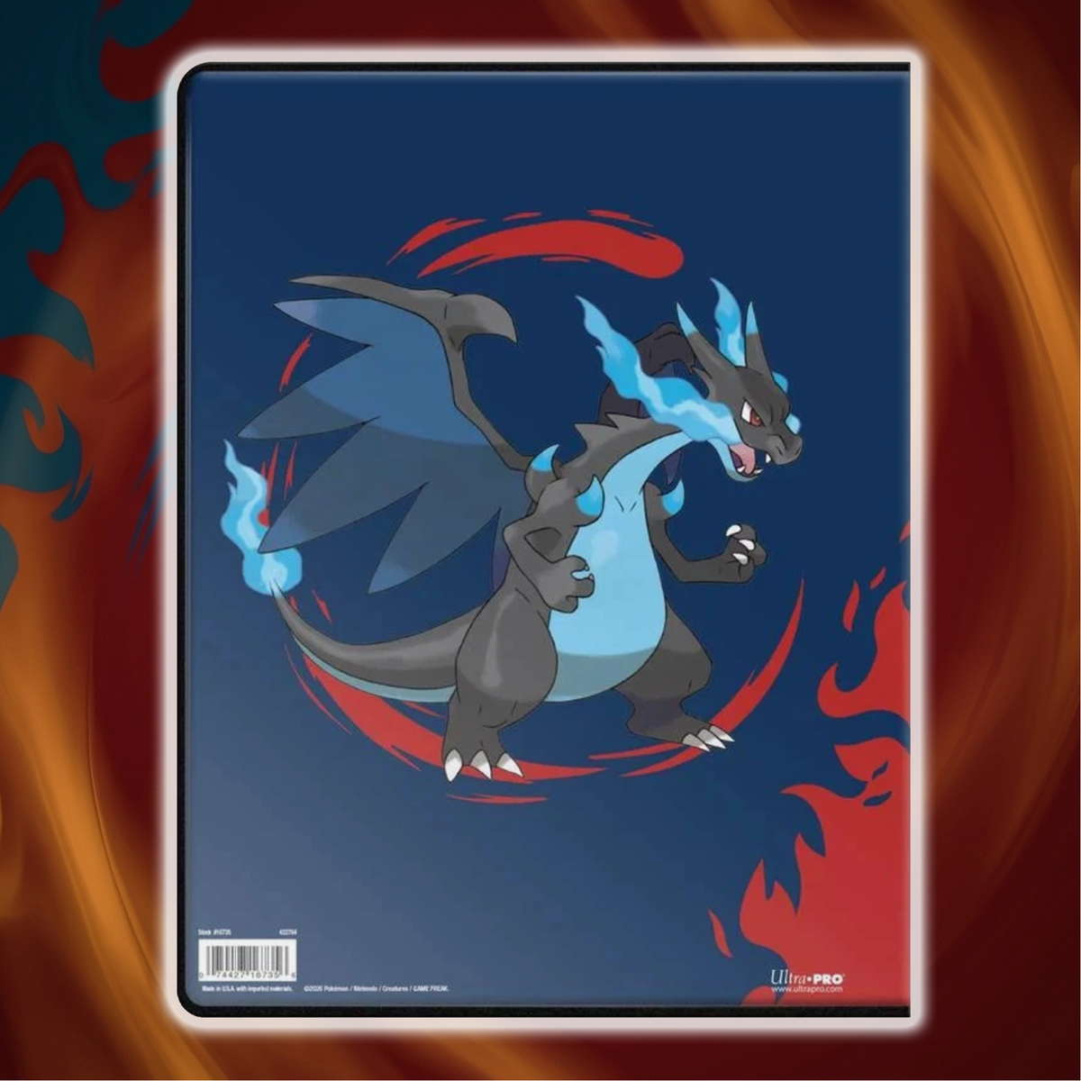 Ultra Pro - Pokémon - Mega Charizard X & Mega Charizard Y - 9 Pocket Portfolio